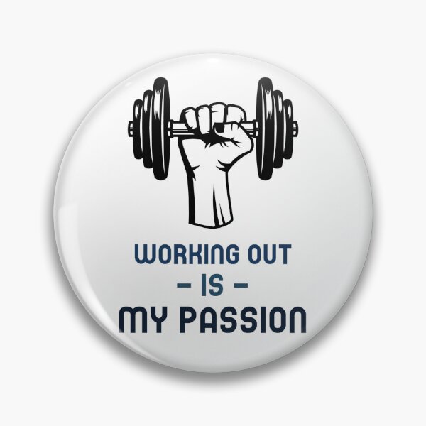 Item preview, Working out is my passion designed and sold by greener designs.