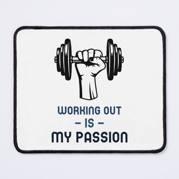 Item preview, Working out is my passion designed and sold by greener designs.