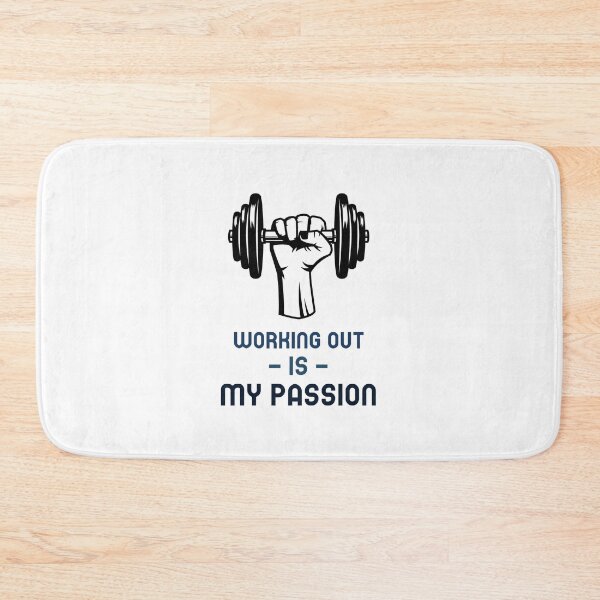 Item preview, Working out is my passion designed and sold by greener designs.