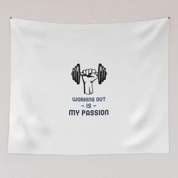 Item preview, Working out is my passion designed and sold by greener designs.