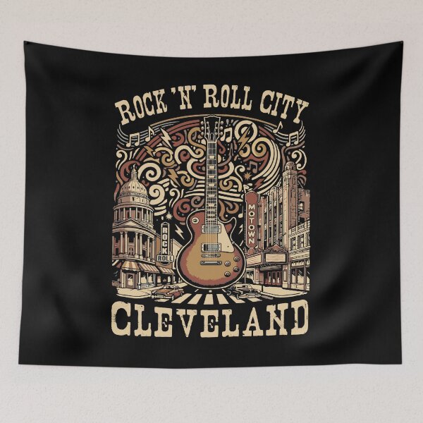 Item preview, Rock N Roll City Cleveland Souvenir Men Ohio Cleveland designed and sold by DSWShirts.