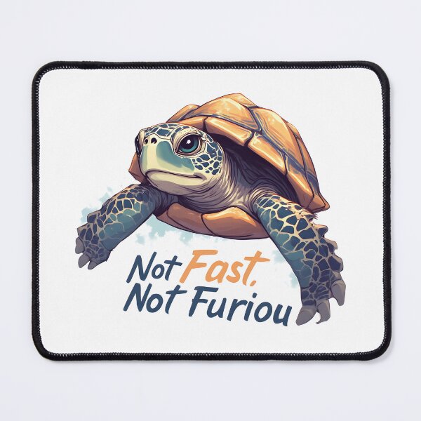 Item preview, Not Fast Not Furious Funny Turtle Design designed and sold by owi-art.