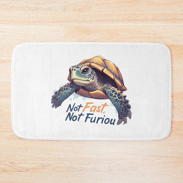 Item preview, Not Fast Not Furious Funny Turtle Design designed and sold by owi-art.