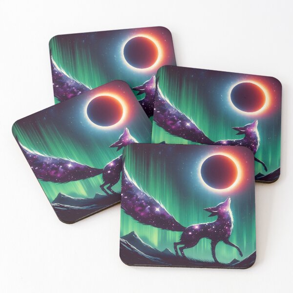 Item preview, Northern Lights Fox, Ai Generated Art   designed and sold by ACC .