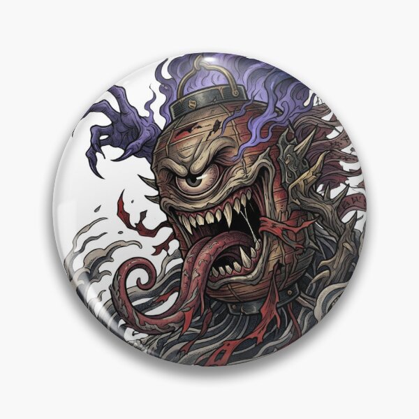 Item preview, Chochin Obake Japanese Haunted Lantern Demon Tattoo Art designed and sold by UltimateJapan.