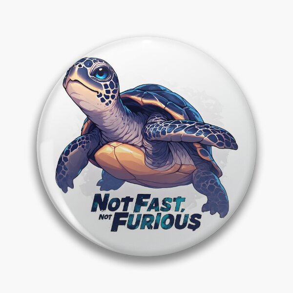 Item preview, Not Fast, Not Furious Turtle Meme designed and sold by owi-art.