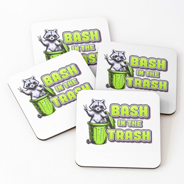Item preview, BASH IN THE GRASS FUNNY RACCOON DESIGN designed and sold by Unabasheddesignsbysam.