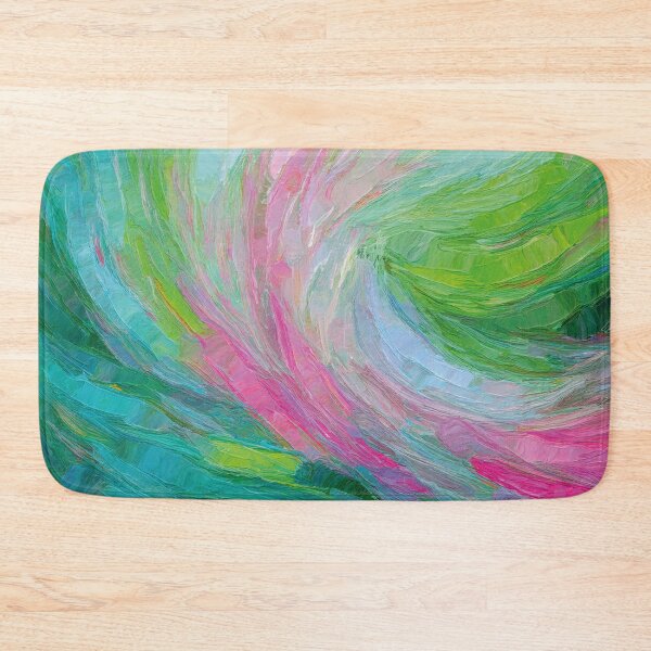 Item preview, Vibrant abstract work in blue, green and pink designed and sold by Photopat.