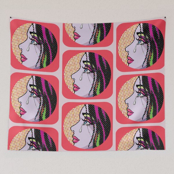 Item preview, Pop Art and Op Art of the Face designed and sold by cremedecolor.