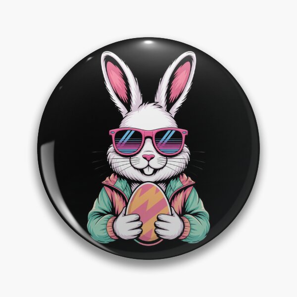 Item preview, Cool Easter Bunny Retro Sunglasses Hoodie Easter Egg T-Shirt V1 designed and sold by DarylWelsh2024.