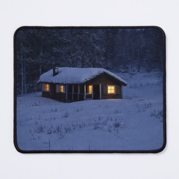 Item preview, Old cabin under the moonlight designed and sold by Aurora North.