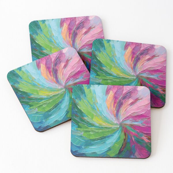 Item preview, Vibrant abstract work in blue, green and pink designed and sold by Photopat.