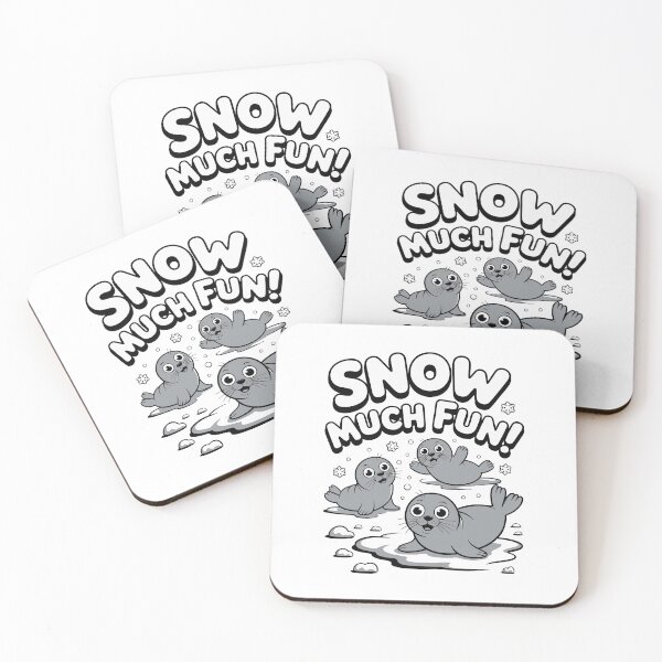 Item preview, Snow Much Fun Seal , designed and sold by jkrphoto.