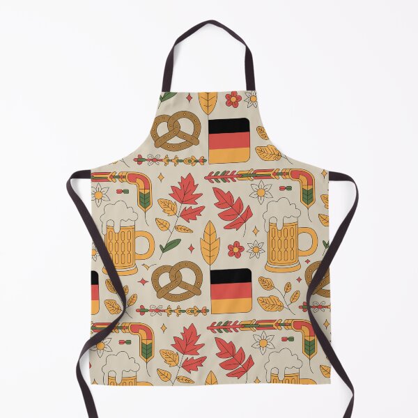 Item preview, Oktoberfest Beer & Pretzel Seamless Pattern designed and sold by Midnight Veil Designs.