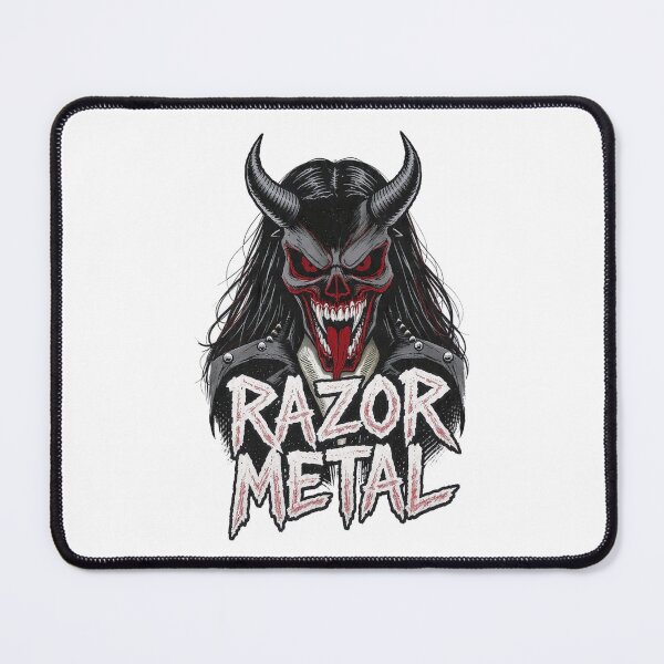 Item preview, Razor Metal Demon - Heavy Metal Shredder Art designed and sold by NexKris.