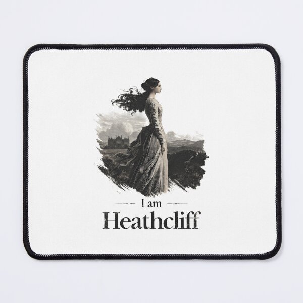Item preview, Wuthering Heights Antique Illustration Catherine I am Heathcliff Book print designed and sold by Fenay Designs.