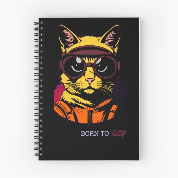 Item preview, Born To Fly Retro Cat Pilot Aesthetic designed and sold by Quotable Gear.