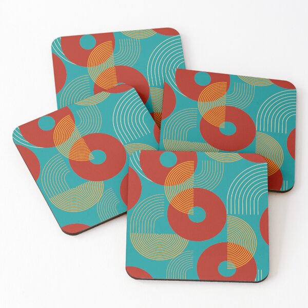 Item preview, Geometric Balance 96 – Art Deco Circle & Curves designed and sold by StefanStudioArt.