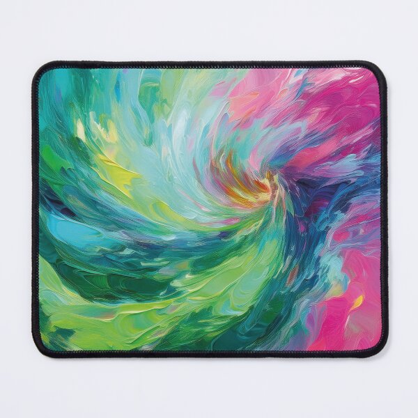 Item preview, Vibrant abstract work in blue, green and pink designed and sold by Photopat.