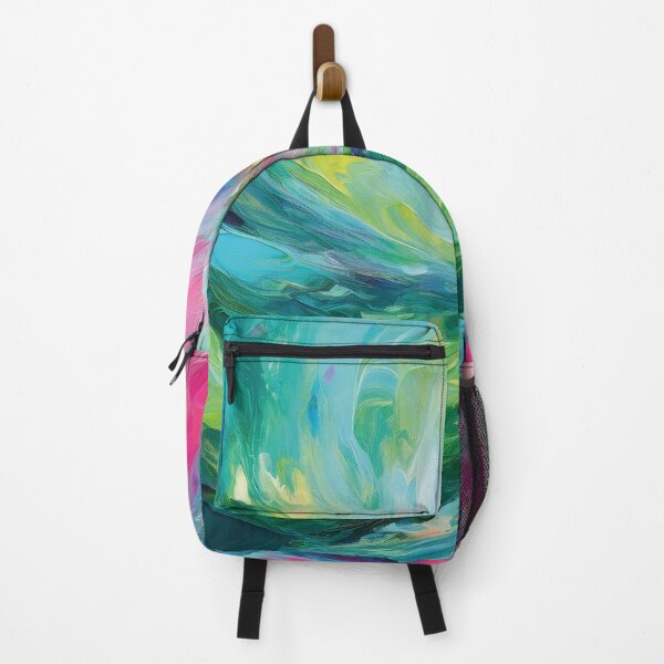 Item preview, Vibrant abstract work in blue, green and pink designed and sold by Photopat.