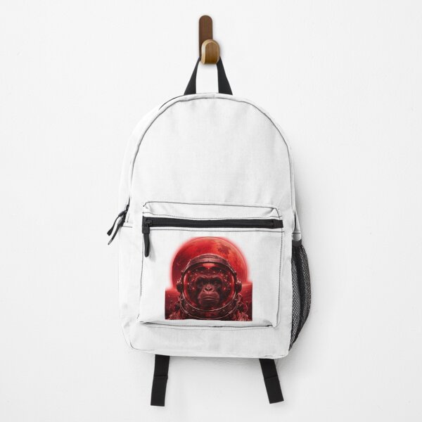 Item preview, Retrofuturistic Ape Astronaut – Red Planet Cyber Sci-Fi Art designed and sold by A-T-H.