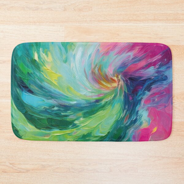 Item preview, Vibrant abstract work in blue, green and pink designed and sold by Photopat.