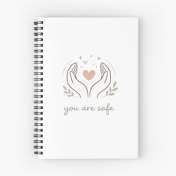 Item preview, You Are Safe Minimalist Self Care Design designed and sold by Hoffmann-Shop.