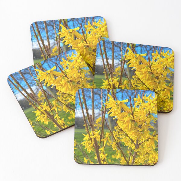 Item preview, Vibrant Forsythia Flowers in Spring Sunshine designed and sold by Violaman.