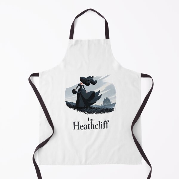 Item preview, Wuthering Heights I am Heathcliff Stylized Moorland figure minimalist graphic art designed and sold by Fenay Designs.