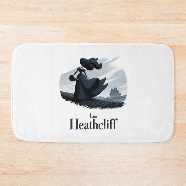 Item preview, Wuthering Heights I am Heathcliff Stylized Moorland figure minimalist graphic art designed and sold by Fenay Designs.