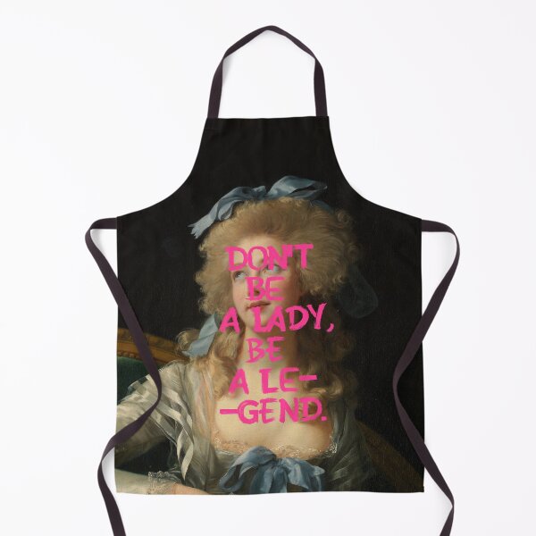 Item preview, Baroque Rococo Portrait Typography Dont Be A Lady Be A Legend Woman designed and sold by UtArt.