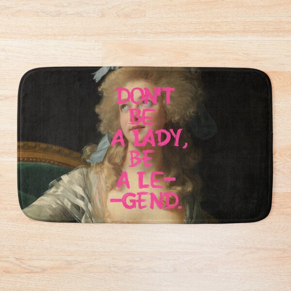 Item preview, Baroque Rococo Portrait Typography Dont Be A Lady Be A Legend Woman designed and sold by UtArt.