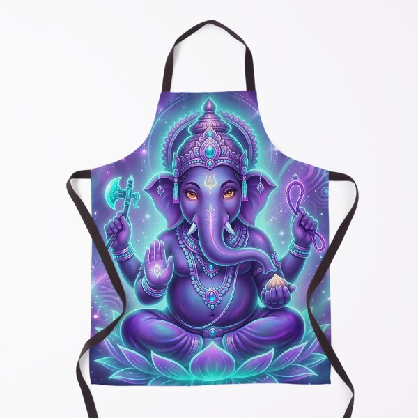 Item preview, Neon Ganesha Art Cyberpunk Spiritual Design designed and sold by The Sensing Room.