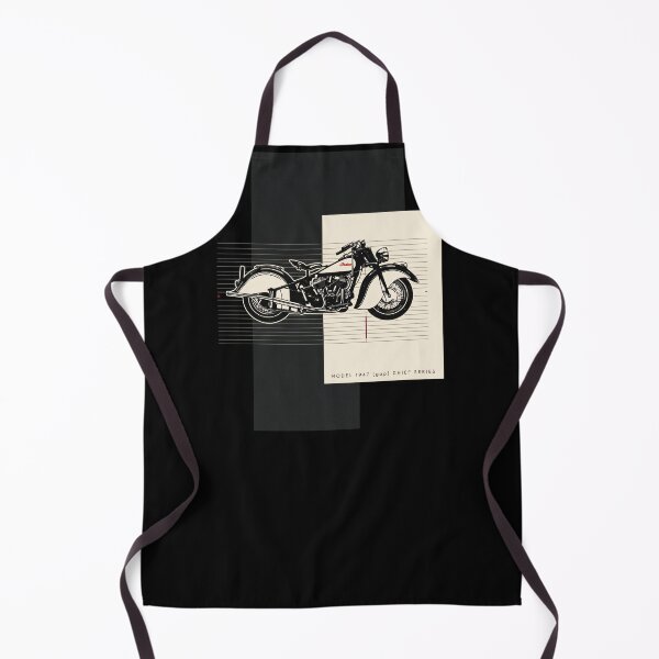 Item preview, 1947 Chief Series V-Twin Vintage Motorcycle Retro Modern Art designed and sold by EdGraphy.