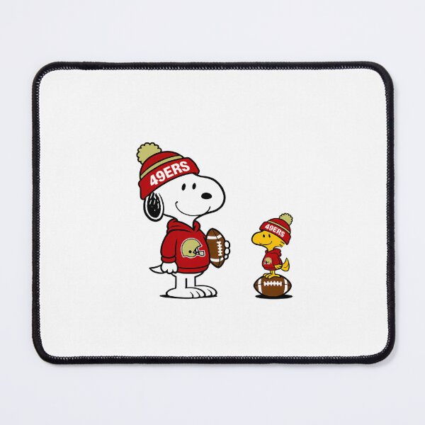 Item preview,  San Francisco 49Ers Snoopy And Woodstock Football designed and sold by KhayalSaezo.