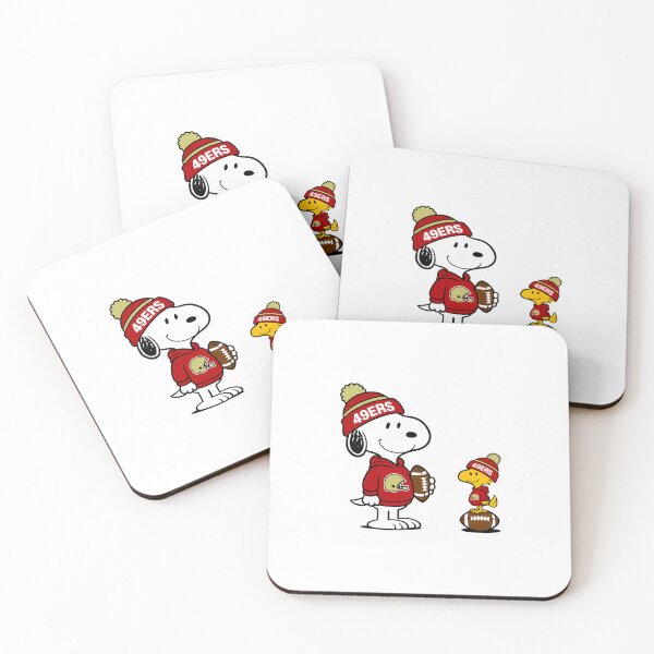 Item preview,  San Francisco 49Ers Snoopy And Woodstock Football designed and sold by KhayalSaezo.