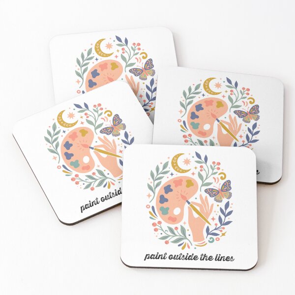 Item preview, Retro Boho Artist Hand and Palette Vector Illustration Nature designed and sold by DiNata.