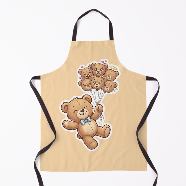 Item preview, Cute Teddy Bear Floating with Balloon Buddies designed and sold by Rohan132.