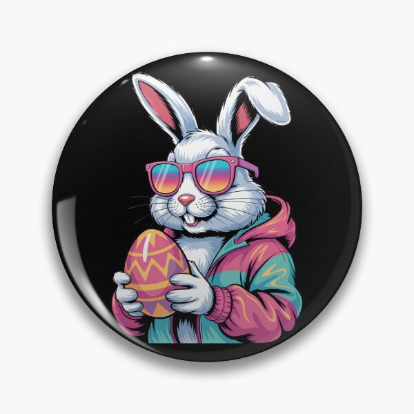 Item preview, Cool Easter Bunny Retro Sunglasses Hoodie Easter Egg T-Shirt V3 designed and sold by DarylWelsh2024.