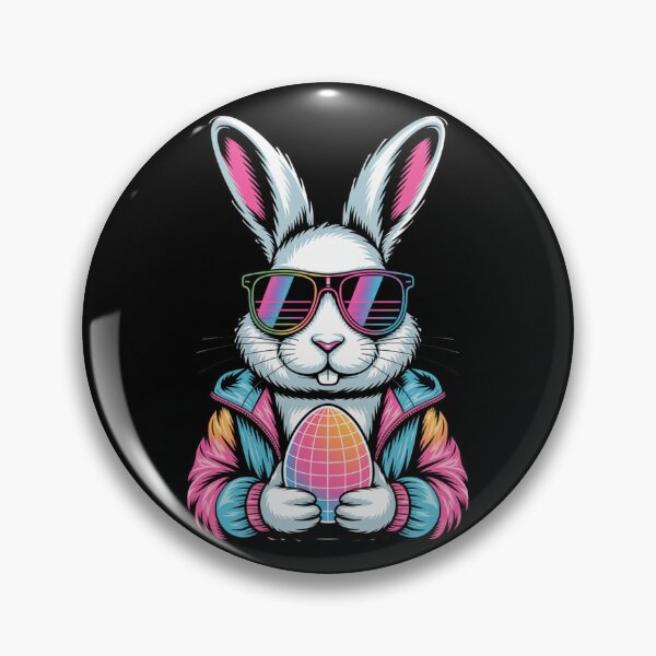 Item preview, Cool Easter Bunny Retro Sunglasses Hoodie Easter Egg T-Shirt V5 designed and sold by DarylWelsh2024.