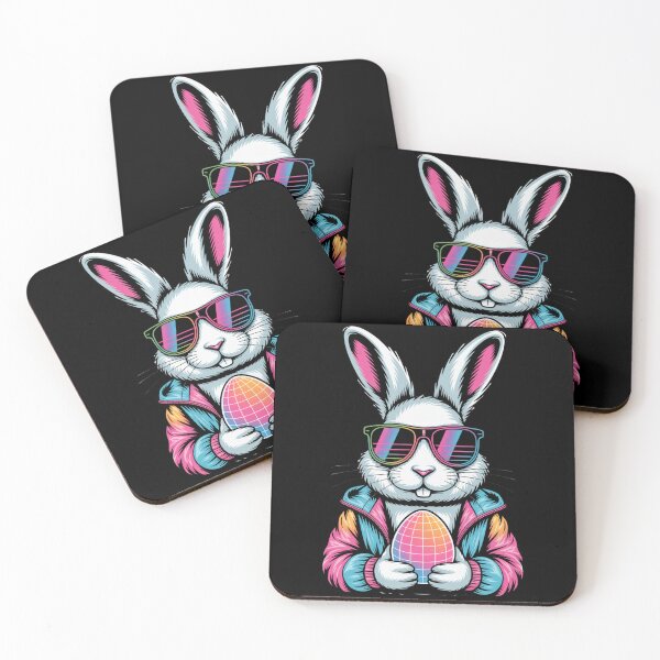 Item preview, Cool Easter Bunny Retro Sunglasses Hoodie Easter Egg T-Shirt V5 designed and sold by DarylWelsh2024.