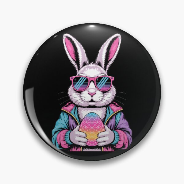 Item preview, Cool Easter Bunny Retro Sunglasses Hoodie Easter Egg T-Shirt V6 designed and sold by DarylWelsh2024.