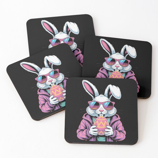 Item preview, Cool Easter Bunny Retro Sunglasses Hoodie Easter Egg T-Shirt V7 designed and sold by DarylWelsh2024.