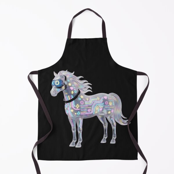 Item preview, Cyberpunk Neon Horse - XD Gamer Aesthetic designed and sold by SlawOnly.