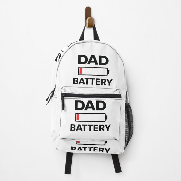 Item preview, Funny Dad Battery Low Minimalist Graphic Design designed and sold by FunFitLife Studio.
