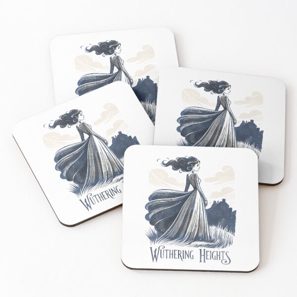 Item preview, Wuthering Heights Catherine Earnshaw Dark Moors Book Cover Art T-Shirt designed and sold by Fenay Designs.