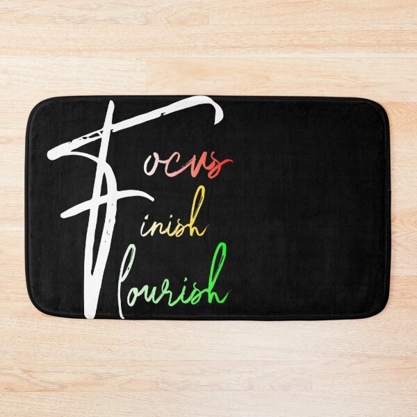 Item preview, Focus finish flourish  designed and sold by DoneAndDusted.