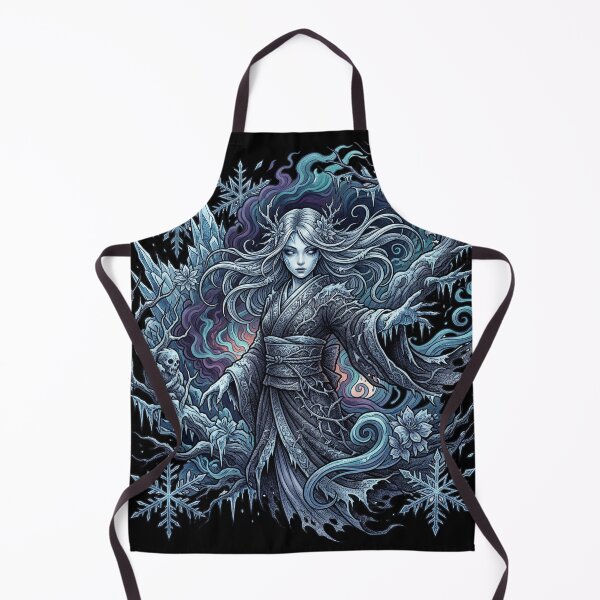 Item preview, Yuki Onna Japanese Snow Demon Winter Ghost Yokai Art designed and sold by UltimateJapan.