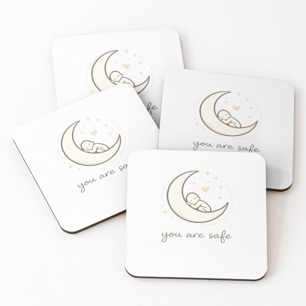 Item preview, You Are Safe Moon Cradle Design designed and sold by Hoffmann-Shop.