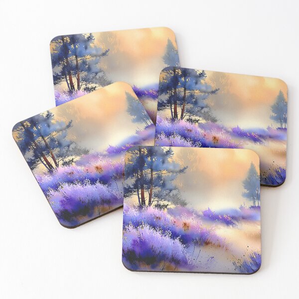 Item preview, Violet Heath at Dawn   designed and sold by AquamaraArt.